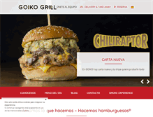 Tablet Screenshot of goikogrill.com